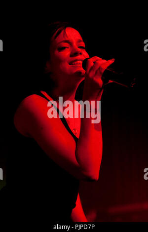 Von Lily Allen Konzert in der Ancienne Belgique, Brüssel (Belgien, 08.05.2009) Stockfoto