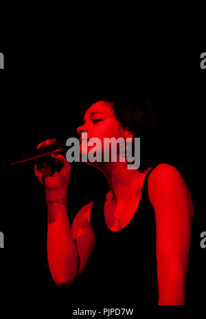 Von Lily Allen Konzert in der Ancienne Belgique, Brüssel (Belgien, 08.05.2009) Stockfoto