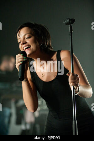 Von Lily Allen Konzert in der Ancienne Belgique, Brüssel (Belgien, 08.05.2009) Stockfoto