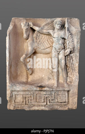 Die Imperial Reliefs aus der Sebasteion in Aphrodisias antike Stadt, Geyre, Aydin, Türkei Stockfoto