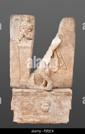 Die Imperial Reliefs aus der Sebasteion in Aphrodisias antike Stadt, Geyre, Aydin, Türkei Stockfoto