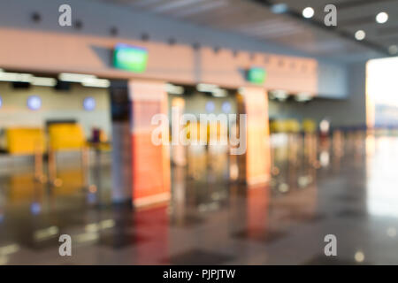 Abstract blur in Flughafen für Hintergrund. Stockfoto