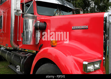 Kenworth ist ein globaler Hersteller von mittleren und schweren Lkw der Klasse 8 Stockfoto