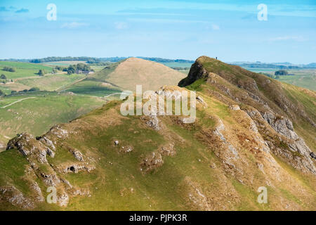 Chrom Hügel im Oberen Tal in der Nähe von Dove Hollinsclough, Peak District National Park Stockfoto