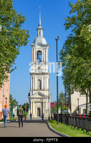 Wladimir, Russland - 26.August 2018: Blick auf den Campanile von Smolensk Kirche ist eines der Monumente des antiken Suzdal Stockfoto