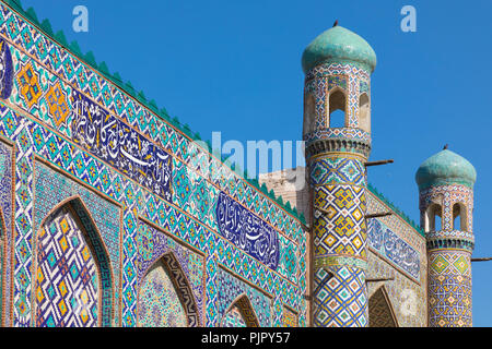 Die Khudayar Khan Palace ist das populärste Wahrzeichen von Ferghanatal. Kokand, Usbekistan. Stockfoto