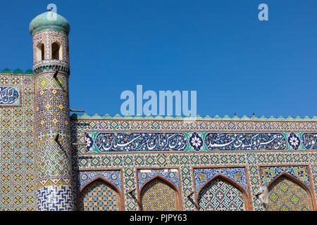 Die Khudayar Khan Palace ist das populärste Wahrzeichen von Ferghanatal. Kokand, Usbekistan. Stockfoto