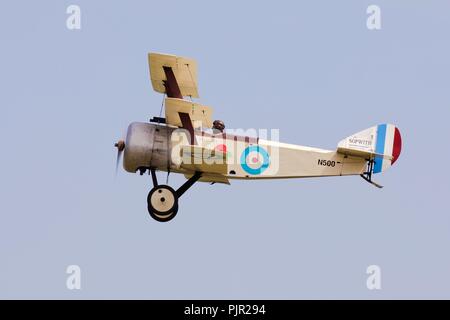 Bremont Großen Krieg Display Team - Sopwith Dreidecker Stockfoto