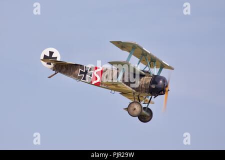 Bremont Großen Krieg Display Team - Fokker Dr1 Dreidecker Stockfoto