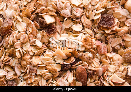 Nahaufnahme der Frühstück Müsli Stockfoto