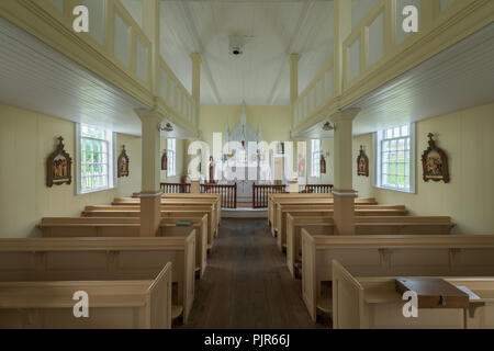 Innenraum der Kirche der Heiligen Dreifaltigkeit auf der Ash Lane in der Dreiheit, Neufundland und Labrador Stockfoto