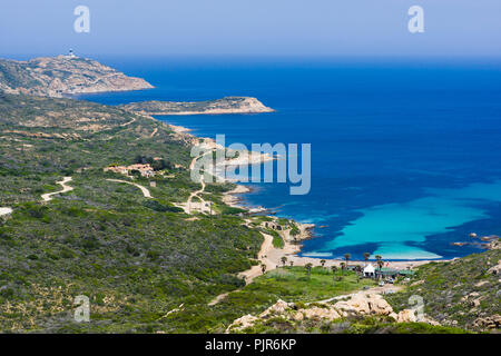 Pointe de La Revellata, Calvi, Korsika, Frankreich Stockfoto