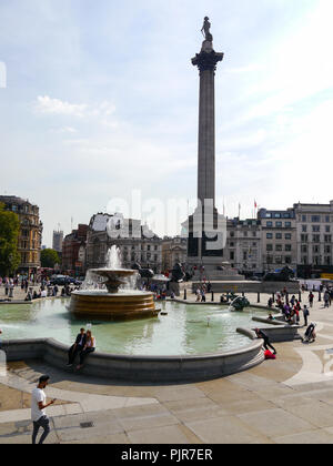 Trafalgar Square, London, England Stockfoto