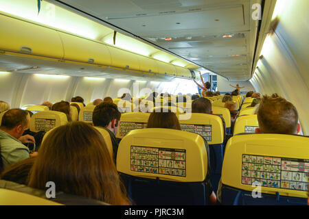 Ryan Air Flugzeug Stockfoto