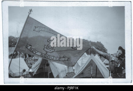 5. World Scout Jamboree, gehalten in Bloemendaal Vogelenzang, Holland, Niederlande, 1937 Stockfoto