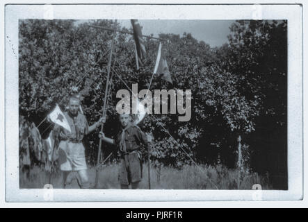 5. World Scout Jamboree, gehalten in Bloemendaal Vogelenzang, Holland, Niederlande, 1937 Stockfoto