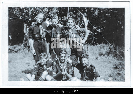 5. World Scout Jamboree, gehalten in Bloemendaal Vogelenzang, Holland, Niederlande, 1937 Stockfoto