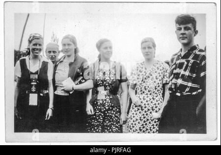 5. World Scout Jamboree, gehalten in Bloemendaal Vogelenzang, Holland, Niederlande, 1937 Stockfoto