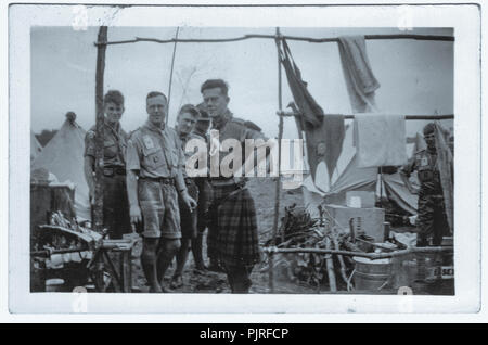 5. World Scout Jamboree, gehalten in Bloemendaal Vogelenzang, Holland, Niederlande, 1937 Stockfoto