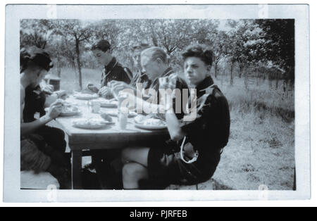 5. World Scout Jamboree, gehalten in Bloemendaal Vogelenzang, Holland, Niederlande, 1937 Stockfoto