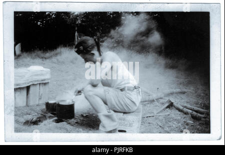 5. World Scout Jamboree, gehalten in Bloemendaal Vogelenzang, Holland, Niederlande, 1937 Stockfoto