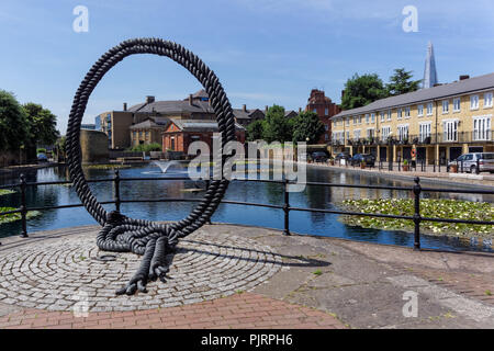 Wohngebäude in Wapping, London England United Kingdom UK Stockfoto