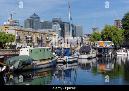 Greenland Dock in Rotherhithe, London England United Kingdom UK Stockfoto