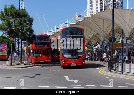 Stratford bus station London England United Kingdom UK Stockfoto