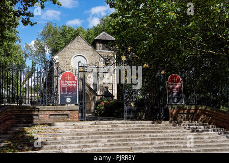 St. Pancras Old Church in King's Cross, London England United Kingdom UK Stockfoto