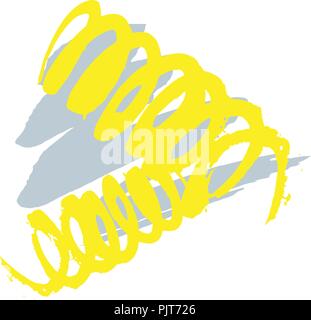 Vector Illustration. Hintergrund der bunten Kleckse von Tinte Stock Vektor