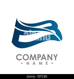 Vektor vogel Flügel Logo. Winged logo Unternehmen und Symbol Flügel fliegen vektor design Stock Vektor