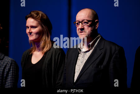 Die saint-amour Literatur Abend von Behoud De Begeerte, gewidmet Autor Hugo Claus (Belgien, 02.02.2013) Stockfoto