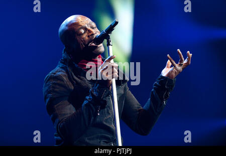 Der britische Sänger Seal bei der Nacht der Proms in Antwerpen (Belgien, 10/11/2011) Stockfoto