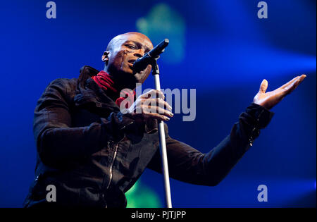 Der britische Sänger Seal bei der Nacht der Proms in Antwerpen (Belgien, 10/11/2011) Stockfoto