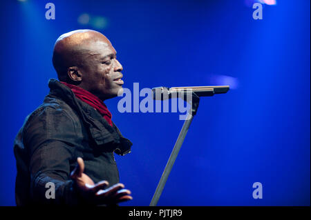 Der britische Sänger Seal bei der Nacht der Proms in Antwerpen (Belgien, 10/11/2011) Stockfoto