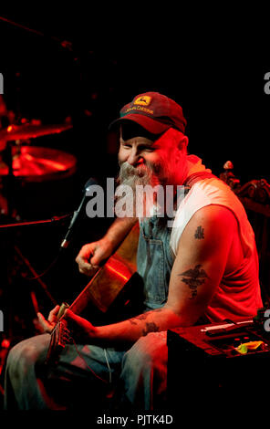 Seasick Steve's Konzert in der Ancienne Belgique, Brüssel (Belgien, 17.02.2009) Stockfoto