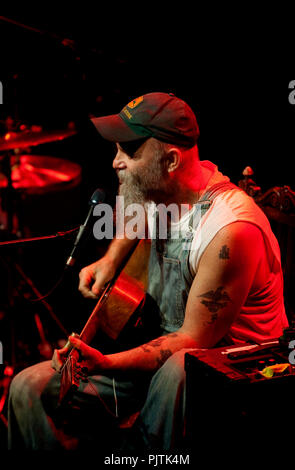 Seasick Steve's Konzert in der Ancienne Belgique, Brüssel (Belgien, 17.02.2009) Stockfoto