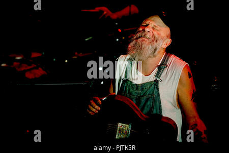 Seasick Steve's Konzert in der Ancienne Belgique, Brüssel (Belgien, 17.02.2009) Stockfoto