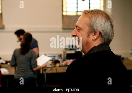 Shakespeare heute Workshop unter der Regie von Piet Arfeuille am Landjuweel Festival in Gent (Belgien, 05/11/2009) Stockfoto