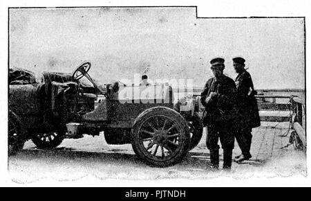 Barzini-La metà del mondo Vista da un'Automobil, Milano, Fontana, 1908 (Seite 415). Stockfoto