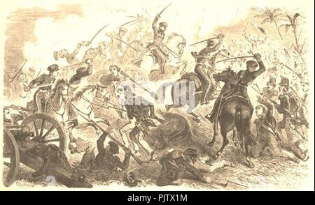 Schlacht von Resaca de la Palma. Stockfoto