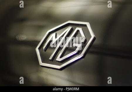 MG-logo Stockfoto