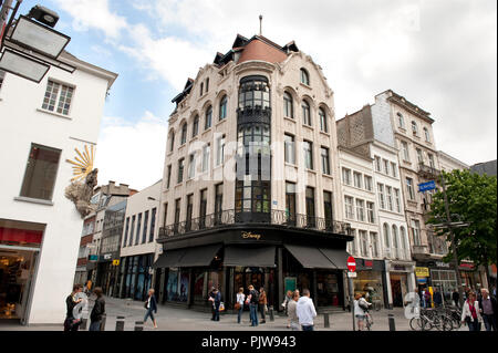 Die Disney Store in Antwerpen (Belgien, 12/05/2011) Stockfoto