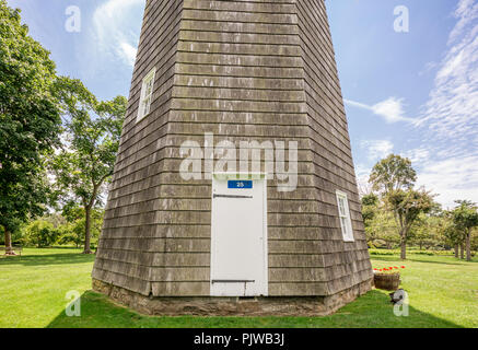 Detail Bild von Beebe Wind Mill in Bridgehampton, NY Stockfoto