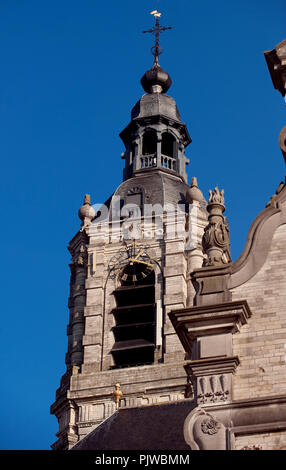 Das 17. Jahrhundert barocke Kirche von dem prämonstratenserkloster Averbody Abtei (Belgien, 16/11/2011) Stockfoto