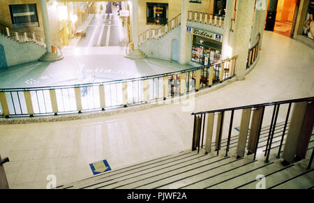 Die ravenstein Galerie in Brüssel Zentrum (Belgien, 10/12/2002) Stockfoto