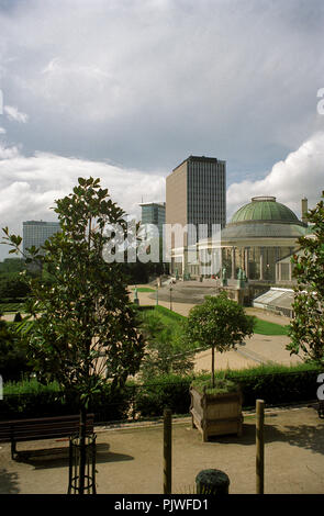 Der botanische Garten in Saint-Josse-ten-Noode; Brüssel (Belgien, 19/08/2004) Stockfoto