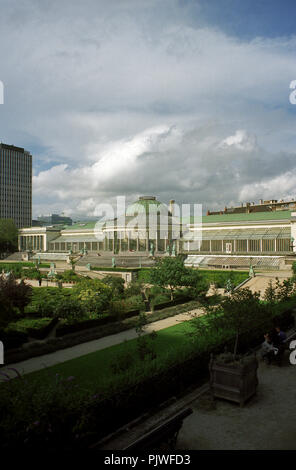 Der botanische Garten in Saint-Josse-ten-Noode; Brüssel (Belgien, 19/08/2004) Stockfoto