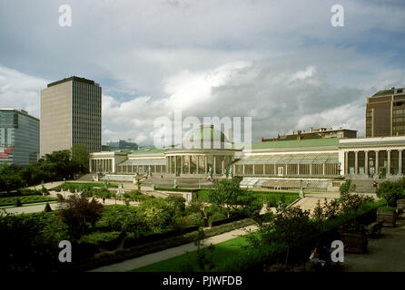 Der botanische Garten in Saint-Josse-ten-Noode; Brüssel (Belgien, 19/08/2004) Stockfoto