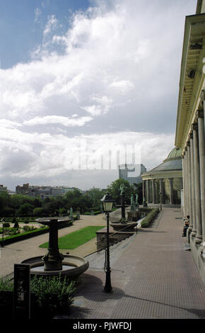 Der botanische Garten in Saint-Josse-ten-Noode; Brüssel (Belgien, 19/08/2004) Stockfoto